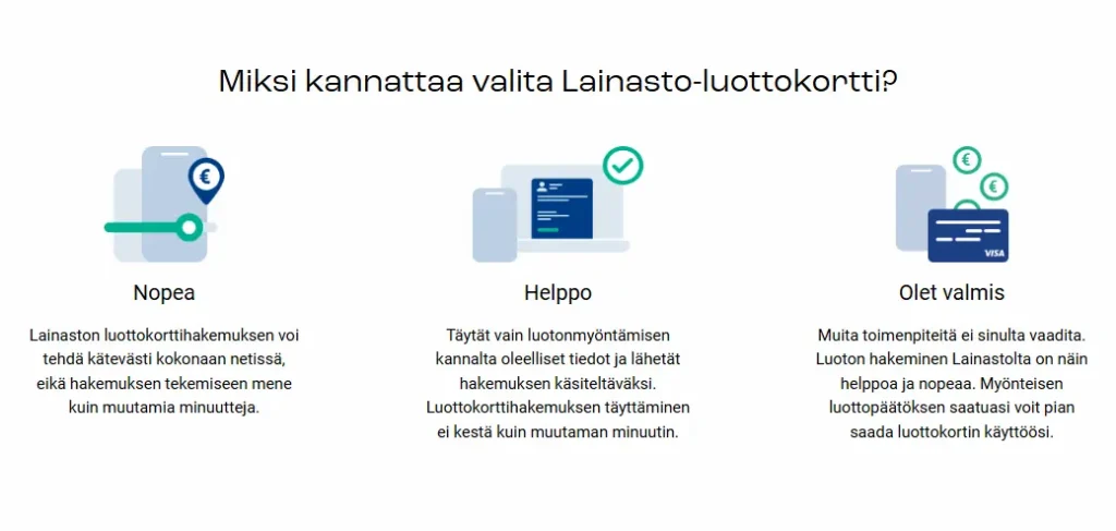 miksi kannattaa valita lainasto luottokortti